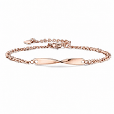 Personalisiertes Unendlichkeits-Armband mit Gravur