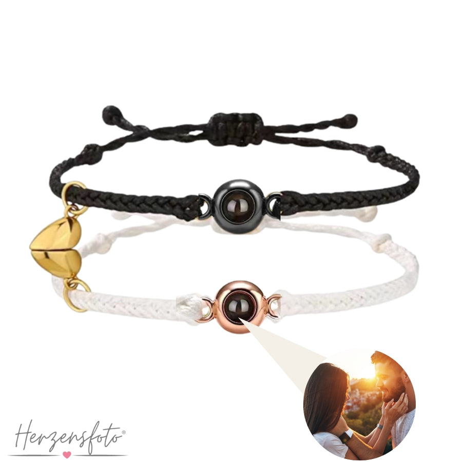 Partnerarmband mit Foto und Magnet